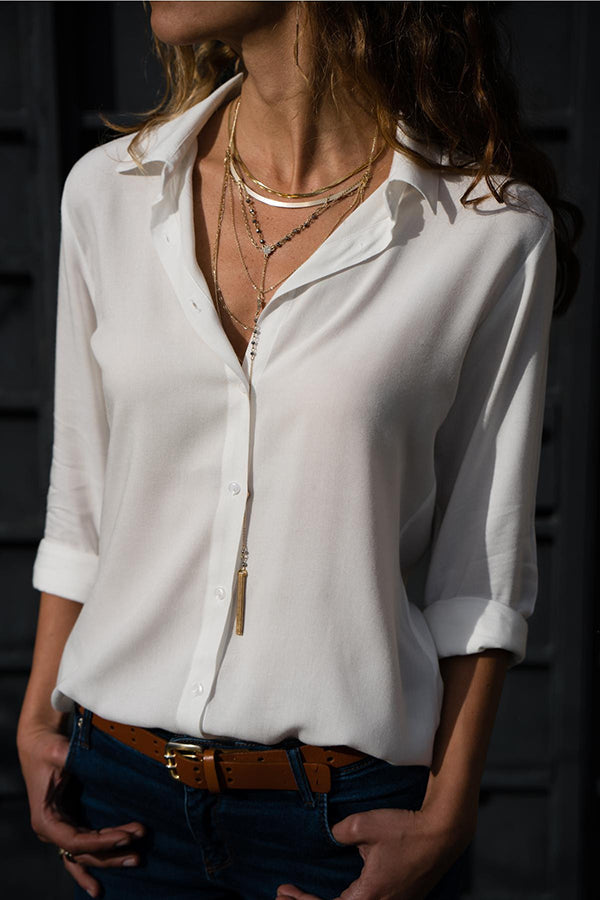MB | Elegantes Hemd mit Knöpfen für einen professionellen Stil