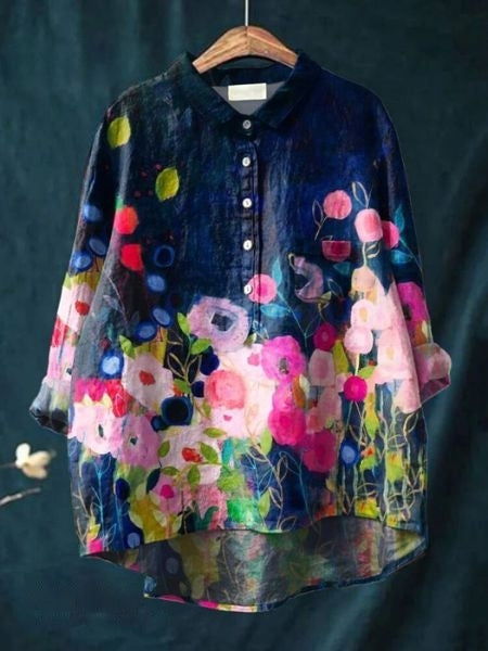 MB | Elegante und vielseitige Blumenbluse