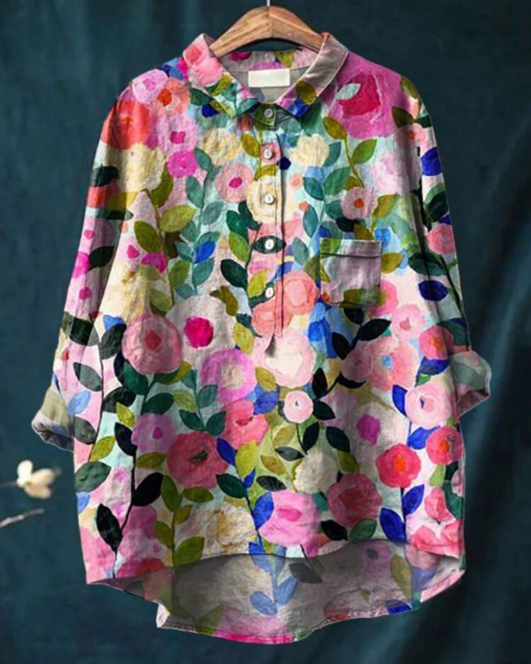 MB | Elegante und vielseitige Blumenbluse