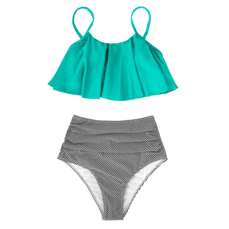 MB | Farbenfroher Bikini mit Rüschen