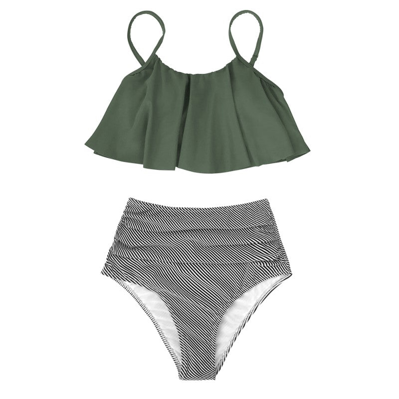 MB | Farbenfroher Bikini mit Rüschen
