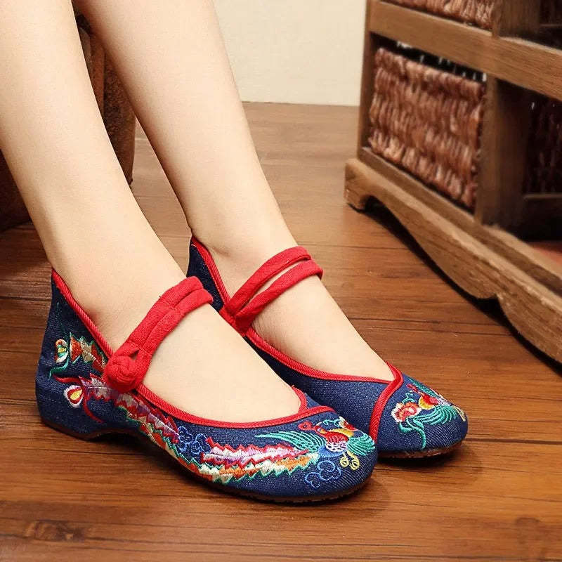 MB | Ballettschuhe mit Stickerei