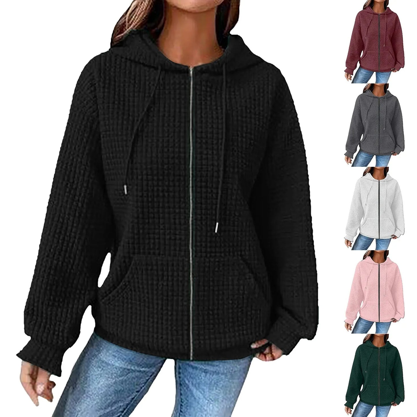 MB | Strukturierte Jacke mit Reißverschluss