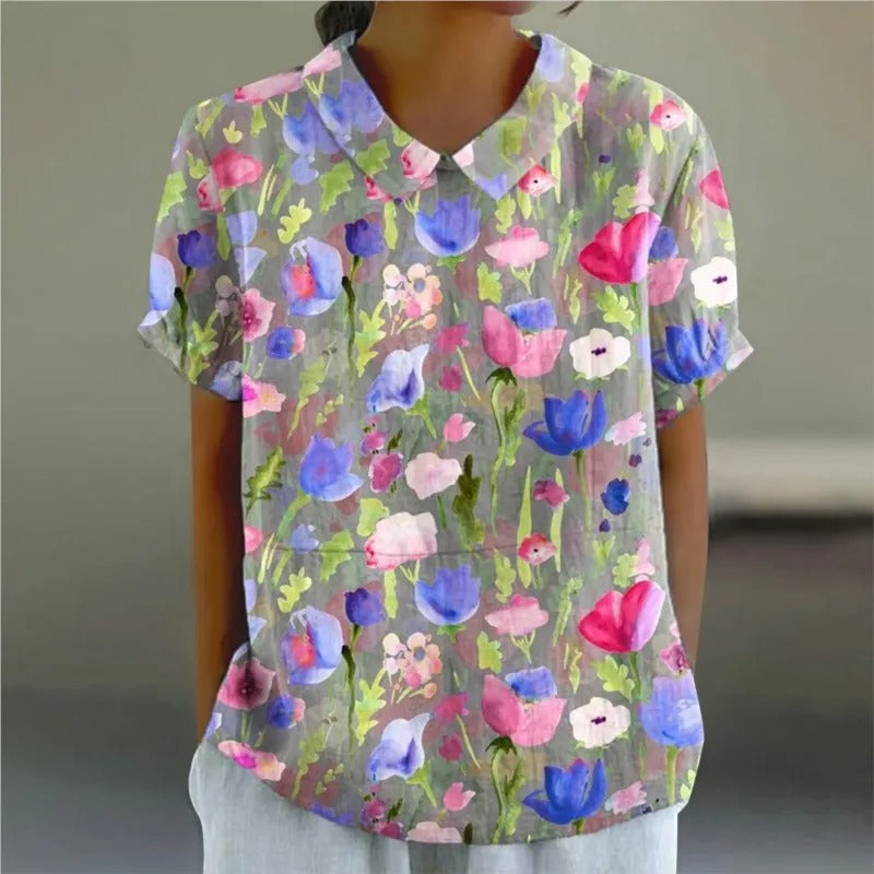 MB | Bluse mit Blumendruck für Frauen