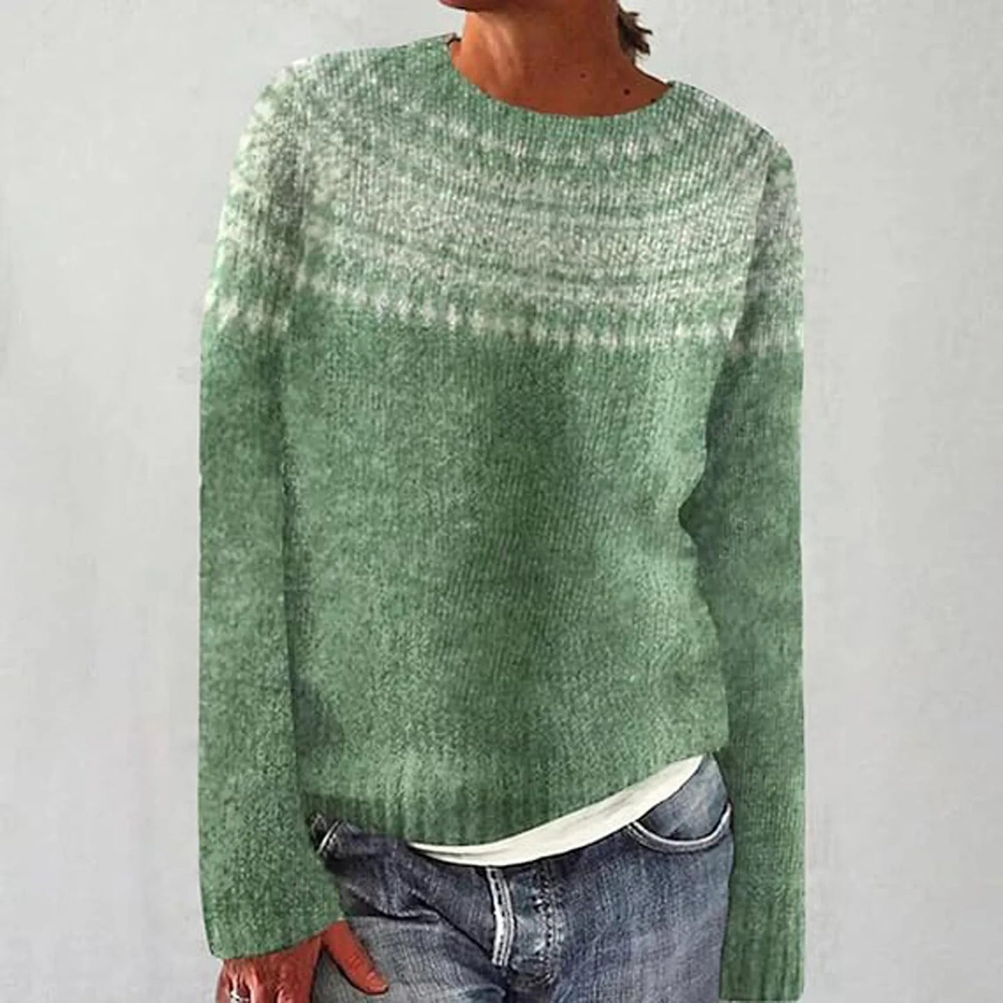 MB | Colorblock-Strickpullover mit gestreiften Ärmeln