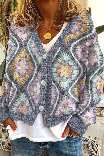 MB | Vintage Boho-Strickjacke