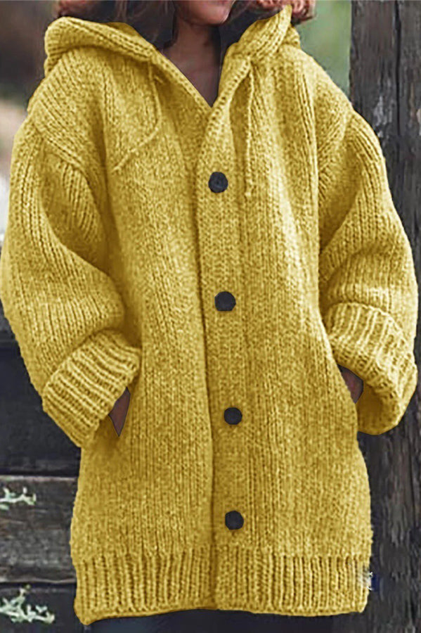 MB | Kuscheliger Strickcardigan mit Kapuze