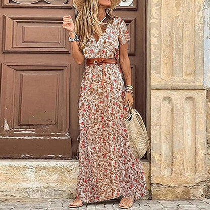 MB | Boho Maxikleid mit Schlitz