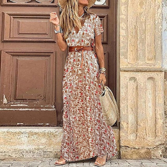 MB | Boho Maxikleid mit Schlitz