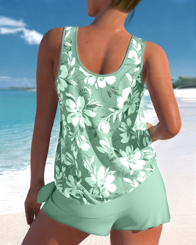 MB | Tankini mit Blumendruck