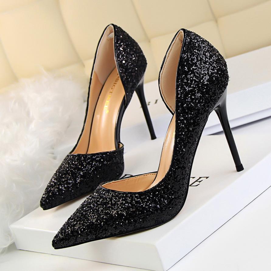 MB | Elegante glitzernde Stiletto-Absätze