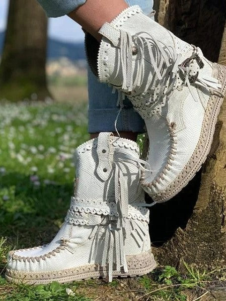 MB | Boho-Fransen-Westernstiefel