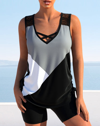 MB | 3-farbiger Tankini