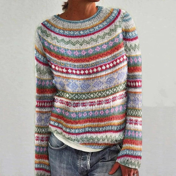 MB | Gemütlicher nordischer Fair-Isle-Pullover