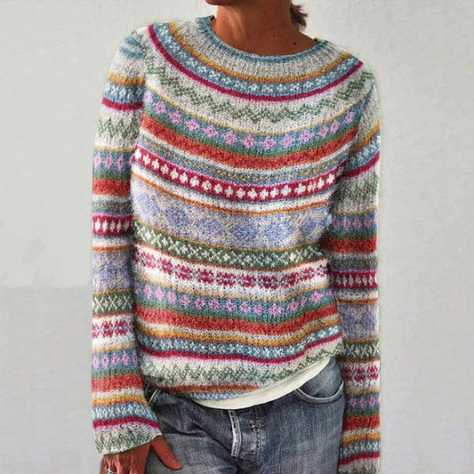 MB | Gemütlicher nordischer Fair-Isle-Pullover