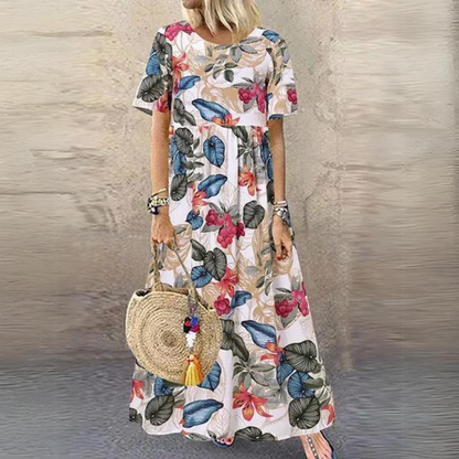 MB | Elegantes Kleid mit Rundhalsausschnitt