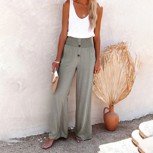 MB | Lockere Hose mit hoher Taille