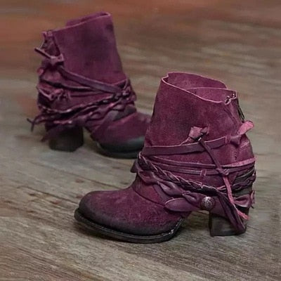 MB | Rustikale Boho-Wickel-Stiefel