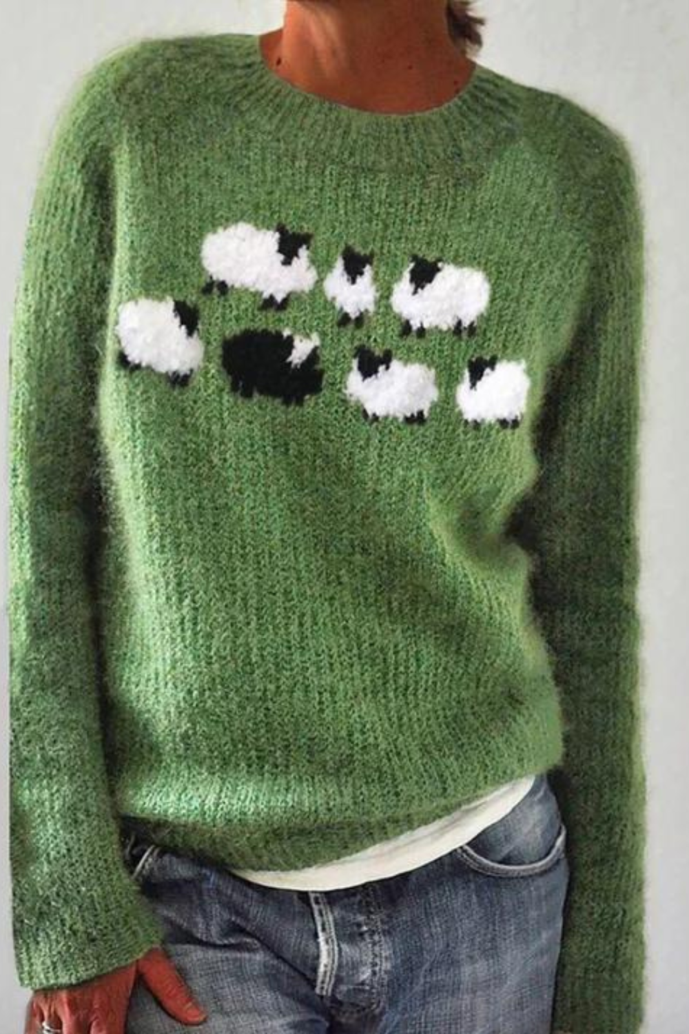 MB | Fuzzy Sheep Strickpullover