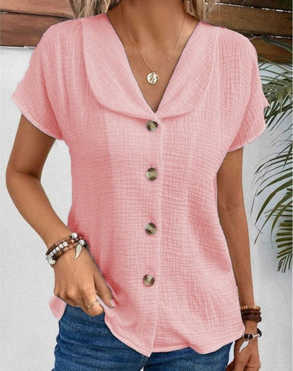 MB | Elegante & Stylische Button-Down Bluse mit Kragen