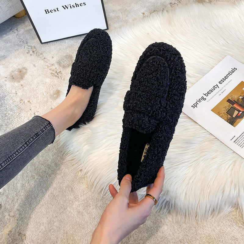 MB | Kuschelige Loafer aus Kunstfell