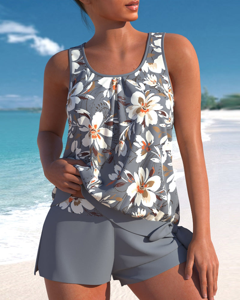 MB | Tankini mit Blumendruck