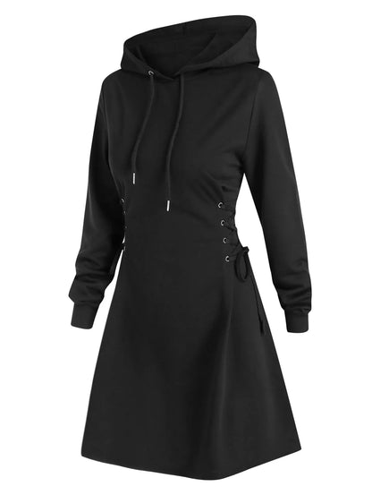 MB | Lässig-schickes Kapuzen Midikleid