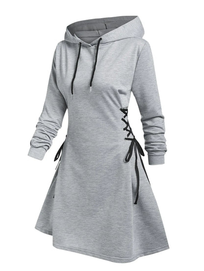 MB | Lässig-schickes Kapuzen Midikleid