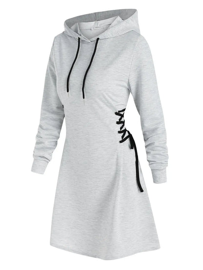 MB | Lässig-schickes Kapuzen Midikleid